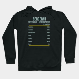 Sergeant Nutrition Facts Hoodie